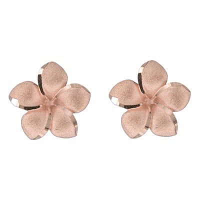 10 sets Anti Tarnish Rose Gold Ear Stud Earring Posts Bezel 8mm-16mm –  VeryCharms