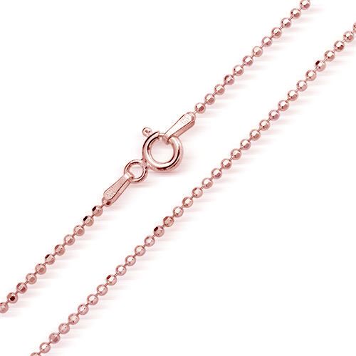 14KT Solid Rose Gold Bead Chain