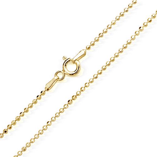 14KT Solid Yellow Gold Bead Chain