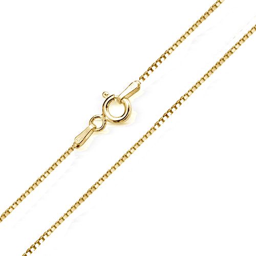14KT Solid Yellow Gold Box Chain