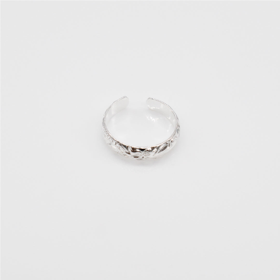 Sterling Silver Scroll Isla Toe Ring