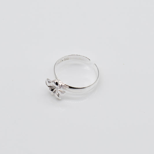 Jessa - V-Shaped Beaded Line Sterling Silver Toe Ring – Izzy + Jo